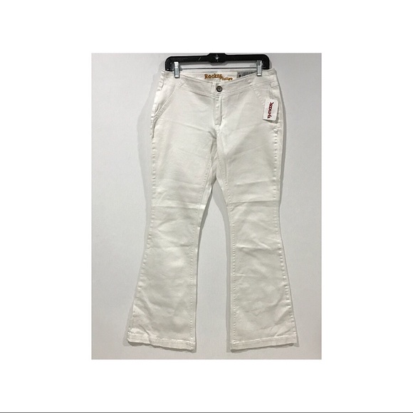 Rocks & Indigo Denim - Rocks & Indigo Women's Sz 8 Bootcut White Jeans